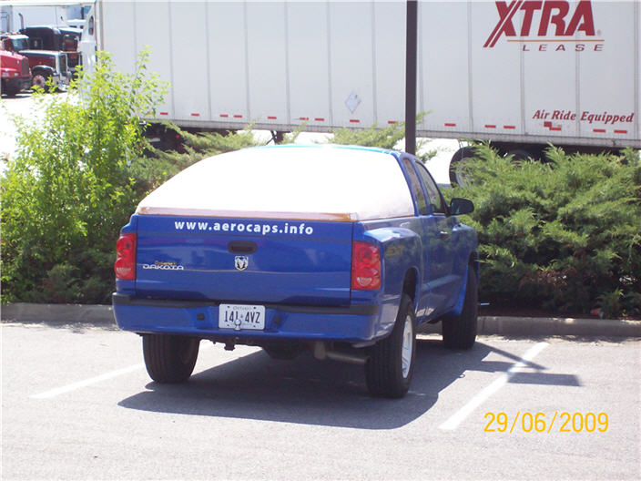 Truck Rear Angle View as seen while returning from Charlotte, NC